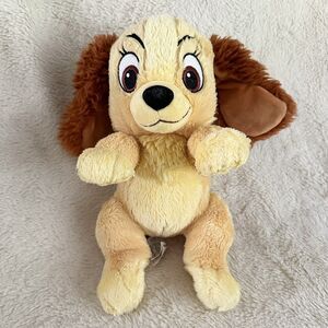 Disney Parks Babies Lady and the Tramp Baby Lady  Puppy Dog Plush 10"